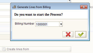 Generate line from billing.jpg